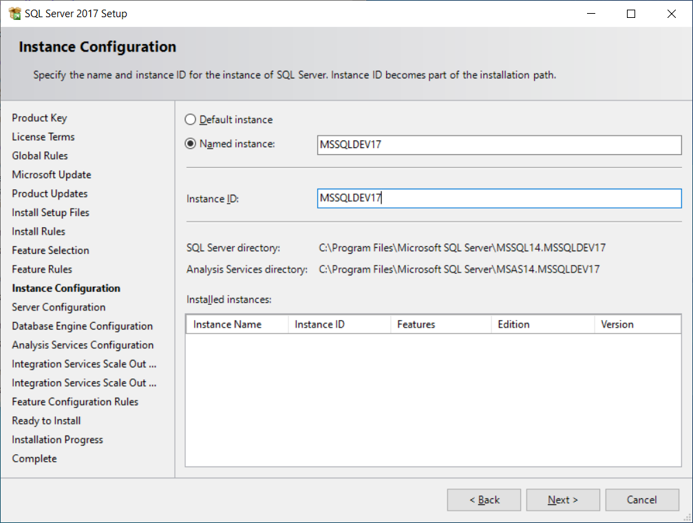 how to install sql server 2017 developer edition